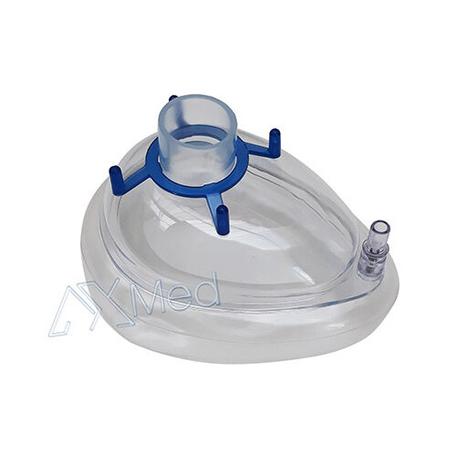 Máscara facial de (VNI) em (PVC) com coxim inflável nº.1 infantil