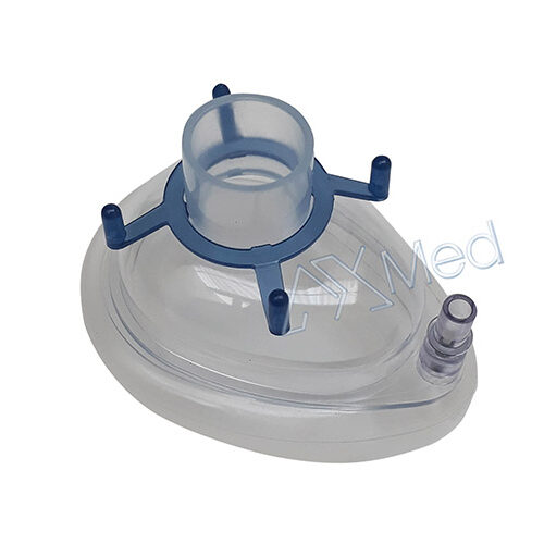 Máscara facial de (VNI) em (PVC) com coxim inflável nº.2