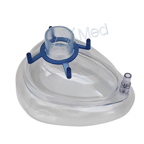 Máscara facial de (VNI) em (PVC) com coxim inflável nº.4 adulta