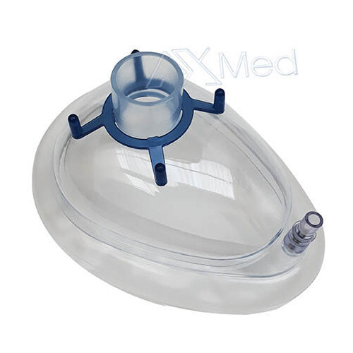 Máscara facial de (vni) em pvc c/coxim inflável nº 5
